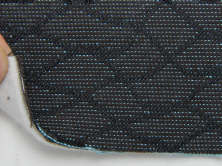 Автотканина оригінальна для центру сидінь (темно-сіра 7633), основа на повсті, товщина 3 мм, ширина 140см анонс фото