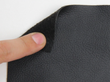 Біеластік тягучий чорний текстурний (09-287) для перетяжки дверних карт, стійок, airbag і вставок, ширина 1.45м анонс фото