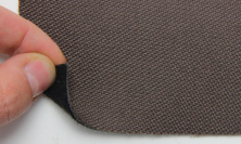 Автотканина оригінальна для боків сидінь (темно-коричнева 7413/1), основа на повсті, товщина 3мм, ширина 140см анонс фото