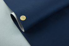 Автомобільна тканина Антара темно-синя, на поролоні та сітці, товщина 4мм, ширина 145см, Туреччина анонс фото