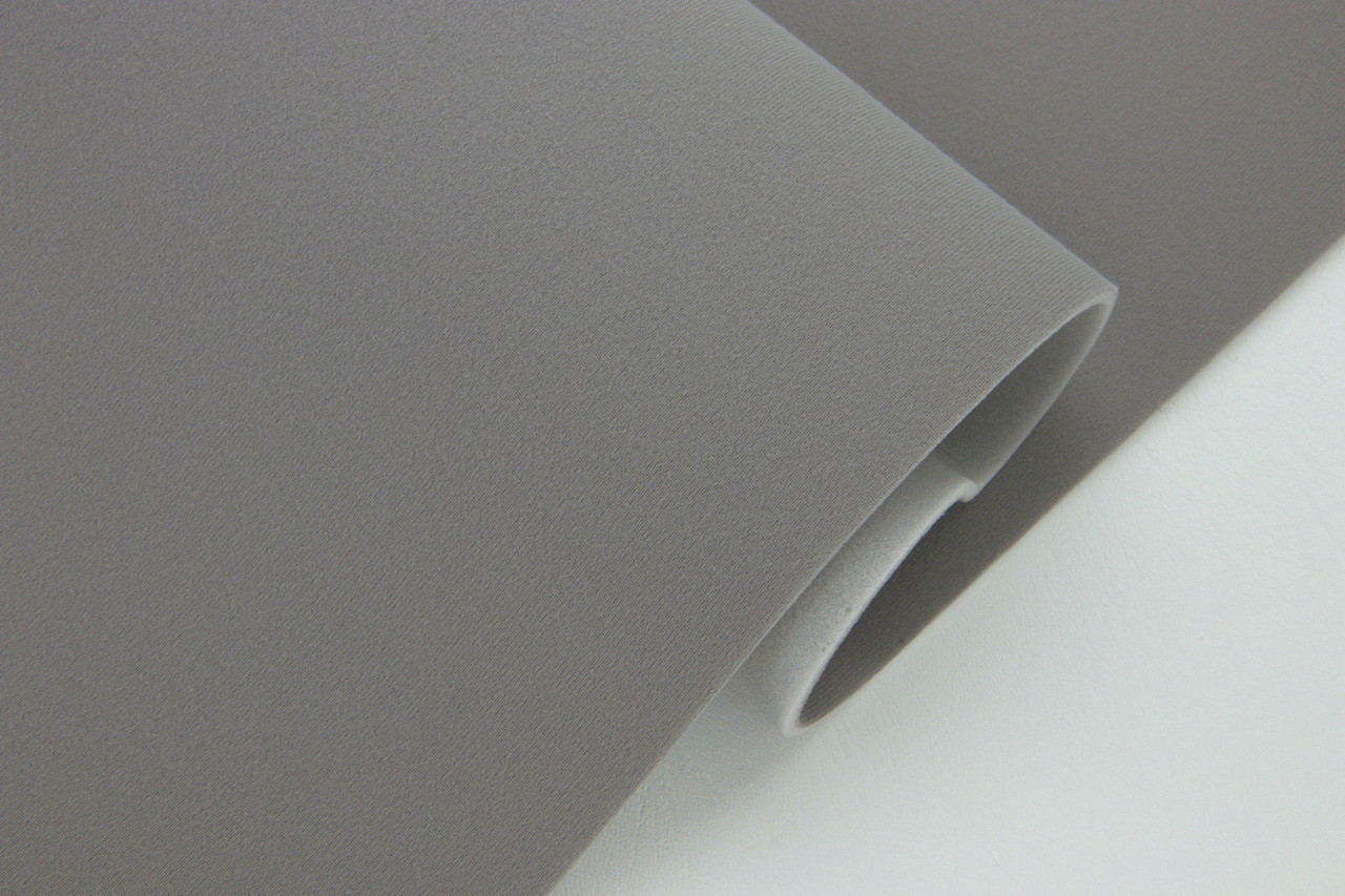 Автовелюр потолочный 111/16 оригинальный, цвет серый, на поролоне 3мм, ширина 144см детальная фотка
