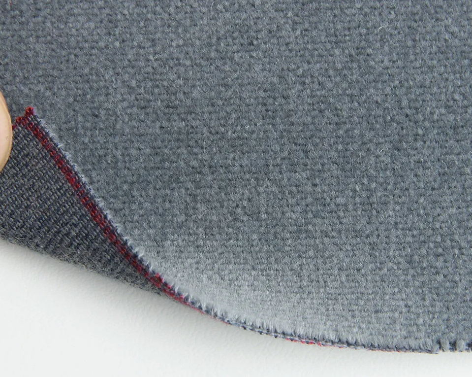 Велюровая ткань Neoplan N5-10 (серый с переливом) для сидений автобуса, ширина 1.40м детальная фотка
