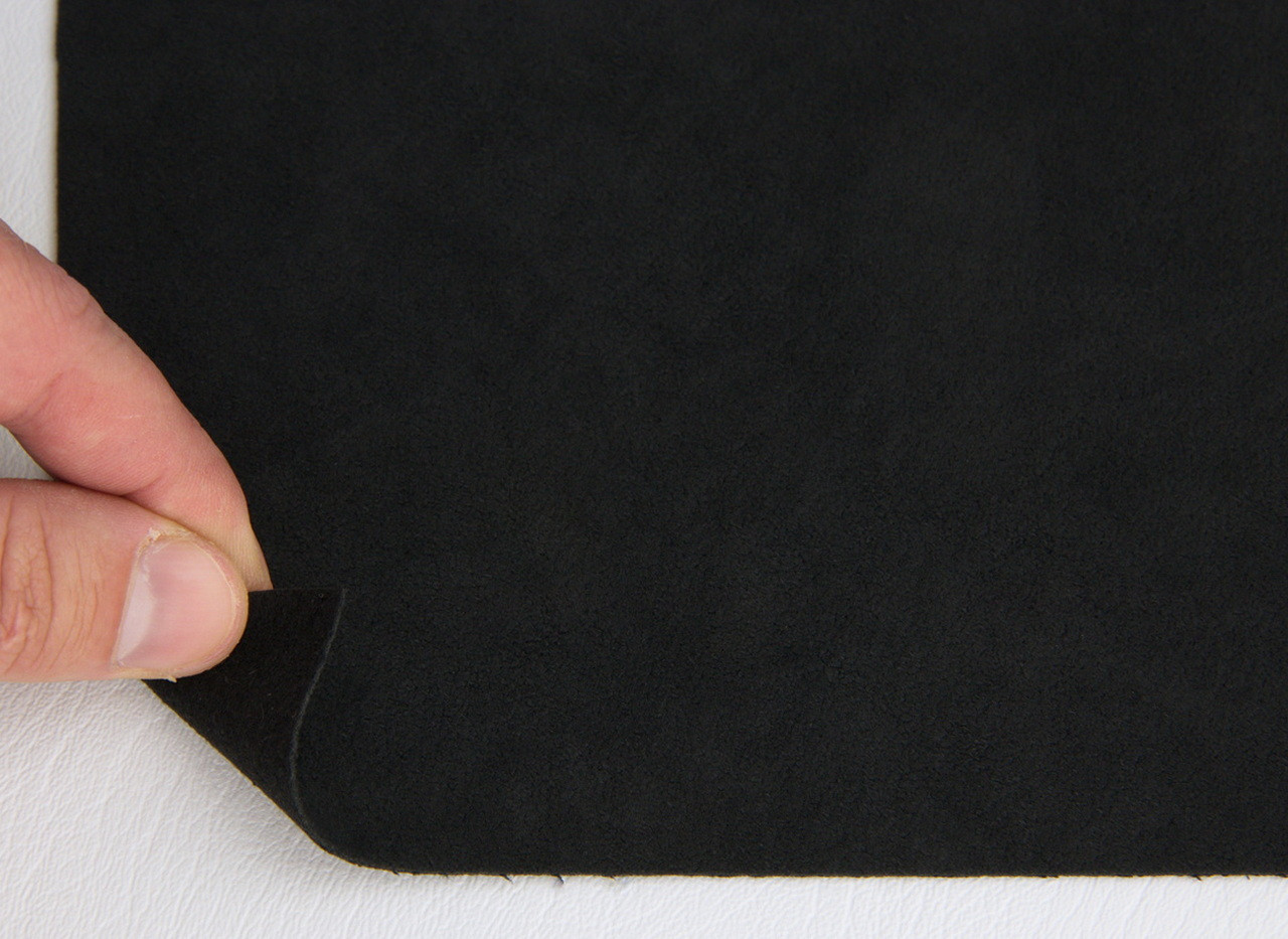 Автотканина Динаміка (Dinamika) колір чорний, ширина 144 см детальна фотка