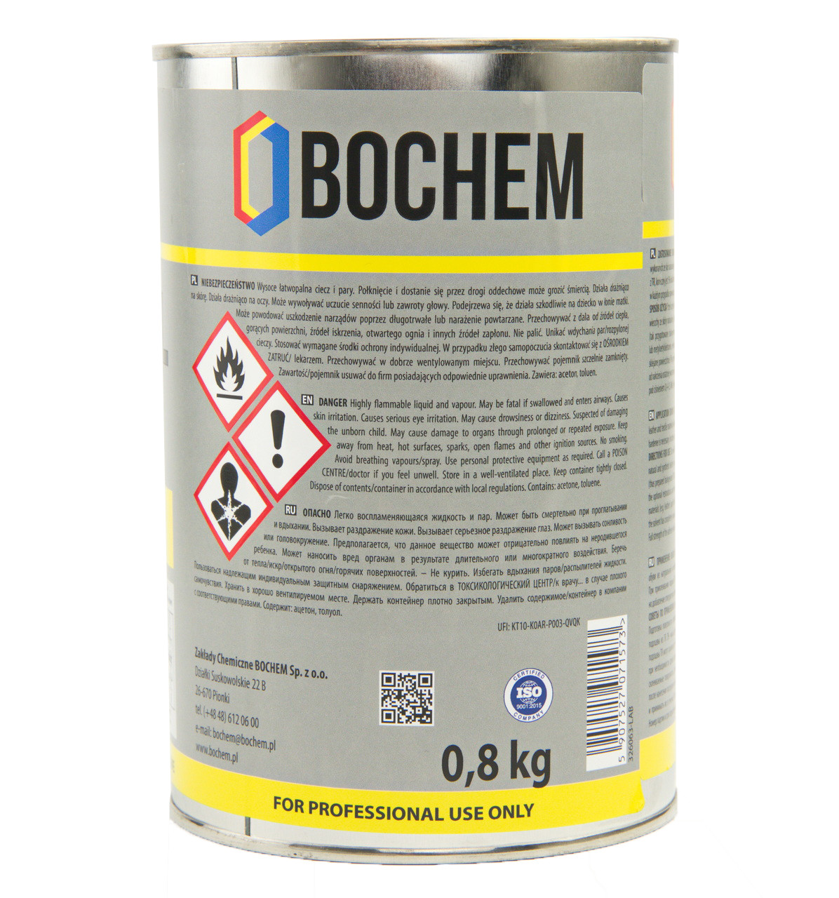 Клей поліуретановий BOTERM TER для термовеніла, шкірозамінника, дверних карт (0.8кг, 1л) Польща детальна фотка