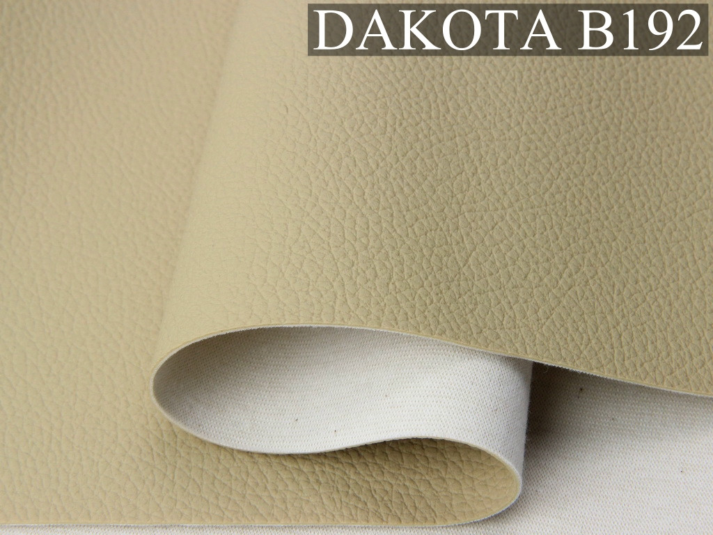 Автомобільний шкірзам DAKOTA B192 бежевий, на тканинній основі (ширина 1,40м) Туреччина детальна фотка