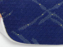 Автотканина оригінальна для центру сидінь (синя 7629/1), основа на повсті, товщина 3 мм, ширина 140см анонс фото