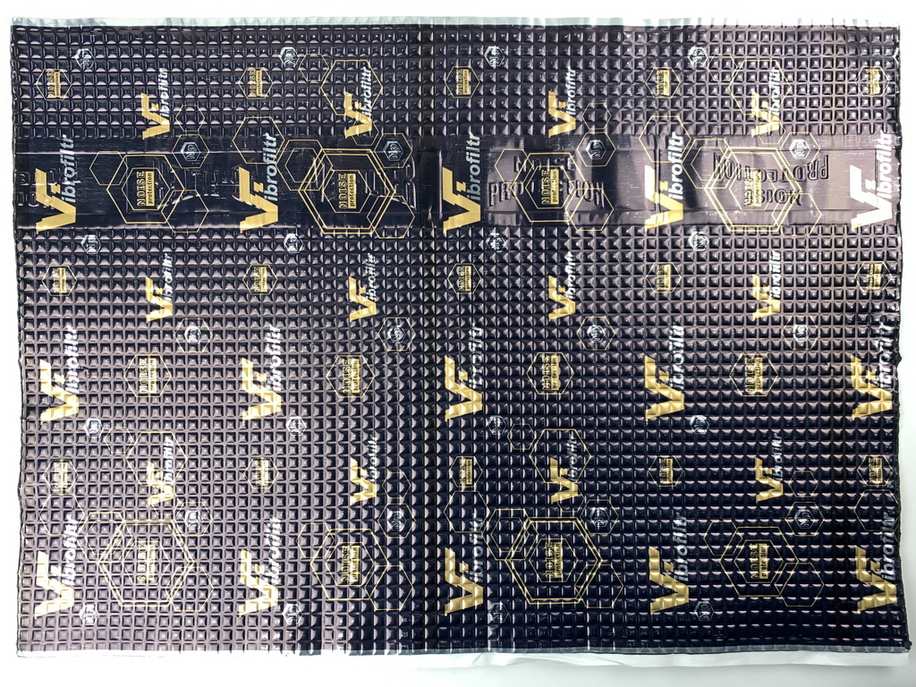 Шумоизоляция Виброфильтр ВФ100-2,0мм (50х70см) упаковка 20 листов детальная фотка