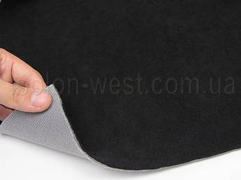 Тканина для стелі чорна BLACK SPECIAL, автовелюр на поролоні 2 мм з сіткою анонс фото