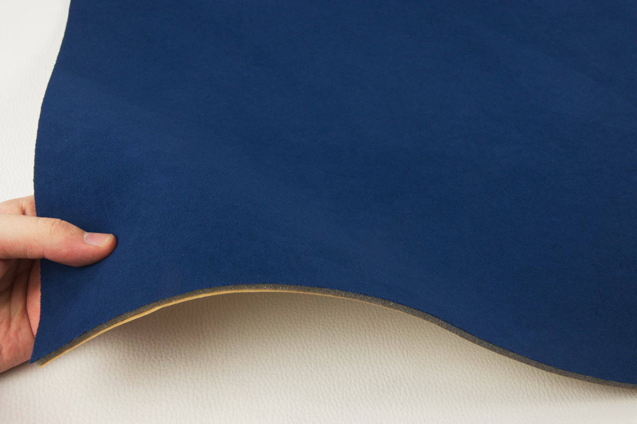 Автовелюр самоклейка Venus, колір темно-синій, на поролоні товщина 4мм, лист, Туреччина детальна фотка