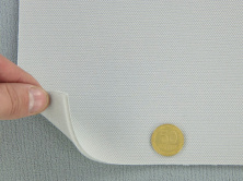 Автоткань потолочная 1560 оригинальная на поролоне, цвет светло-серый, толщина 3мм, ширина 155см анонс фото