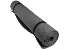Коврик для фитнеса и йоги FITNESS 5, серый, рулонный, толщина 5мм, ширина 120см анонс фото