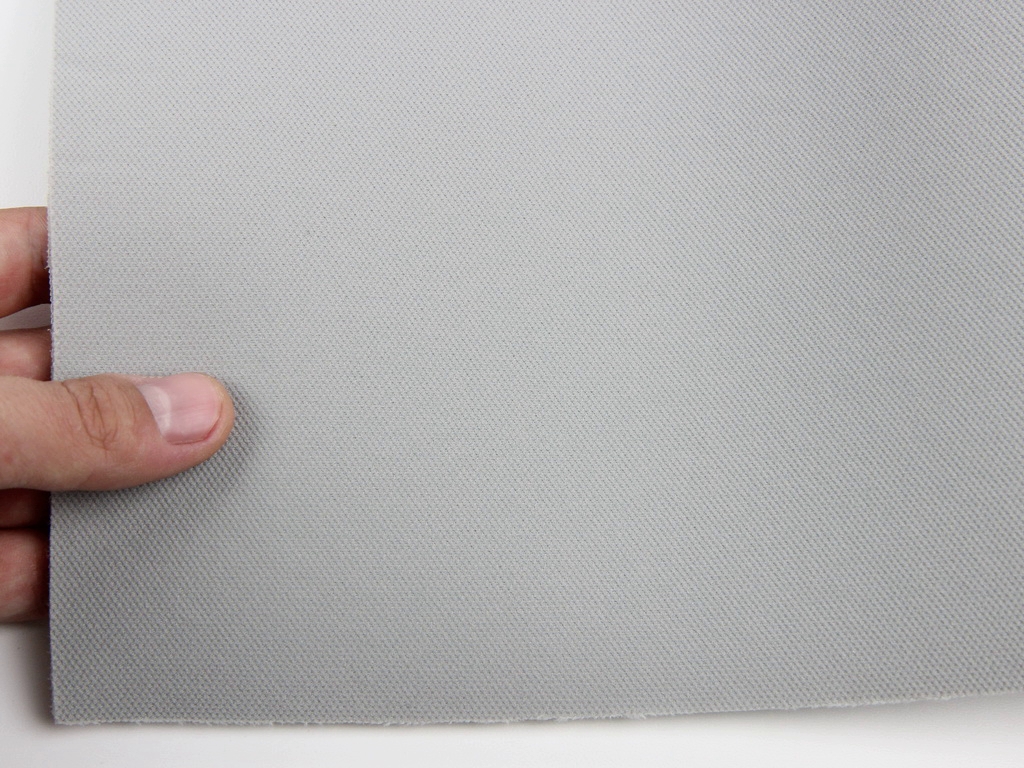 Автоткань оригинальная потолочная 1021s, цвет серый, на поролоне 3 мм и сетке ширина 1.55м детальная фотка