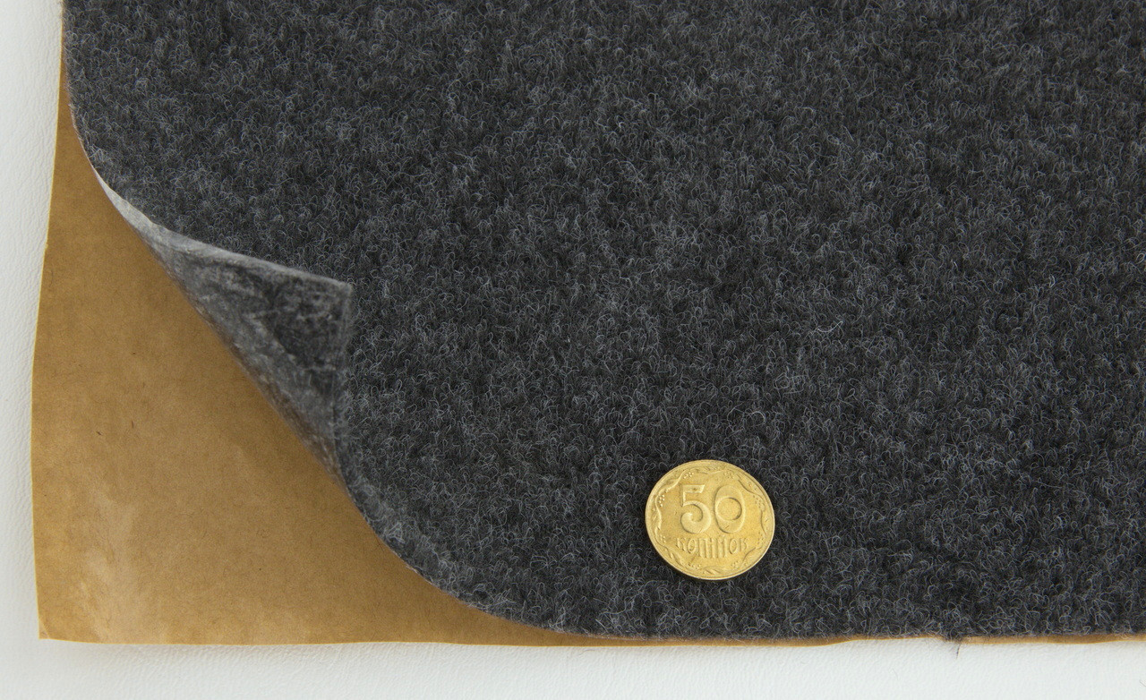Карпет-самоклейка Superflex графіт, для авто, щільність 450г/м2, товщина 4мм, лист анонс фото