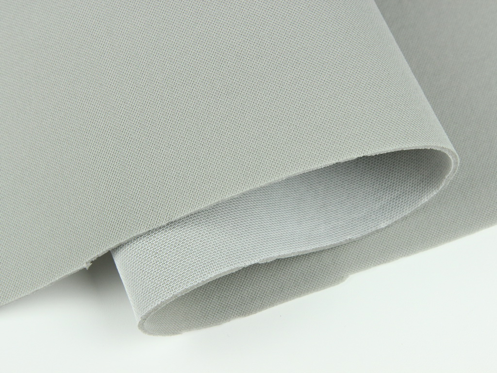 Ткань авто потолочная светло-серая (текстура сетка) Lacosta DT-851, на поролоне с сеткой шир. 1.80м (Турция) детальная фотка