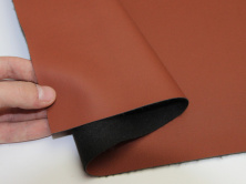 Биэластик тягучий медно-коричневый Maldive 600 для перетяжки дверных карт, стоек, airbag и вставок, ширина 1.40м анонс фото