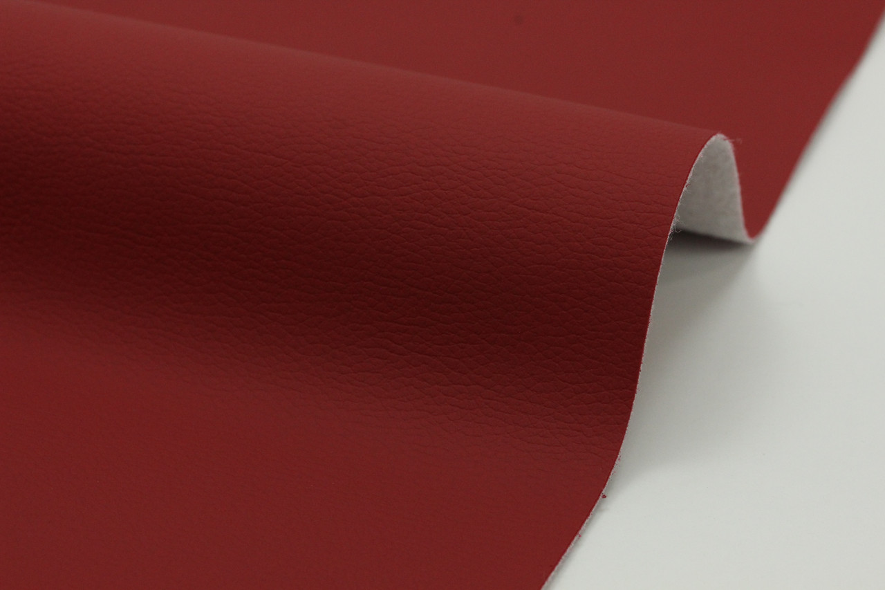 Кожзам (биэластик) красный Maldive Sinsole 270 для перетяжки дверных карт, стоек, airbag и вставок, ширина 1.40м детальная фотка
