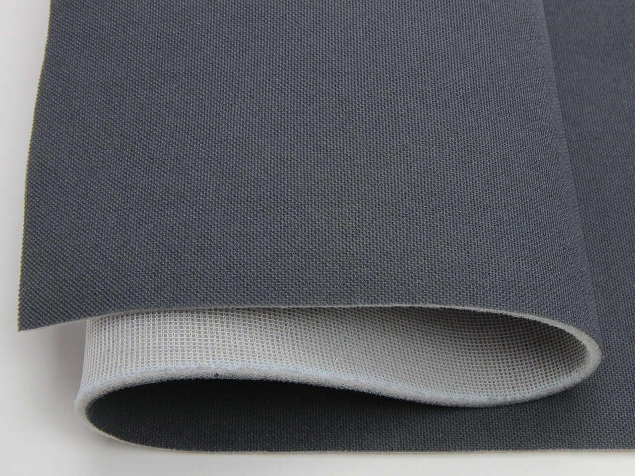 Тканина авто стельова темно-сіра (текстура) RASEL 34, на поролоні 4мм з сіткою, ширина 1.70м (Туреччина) детальна фотка