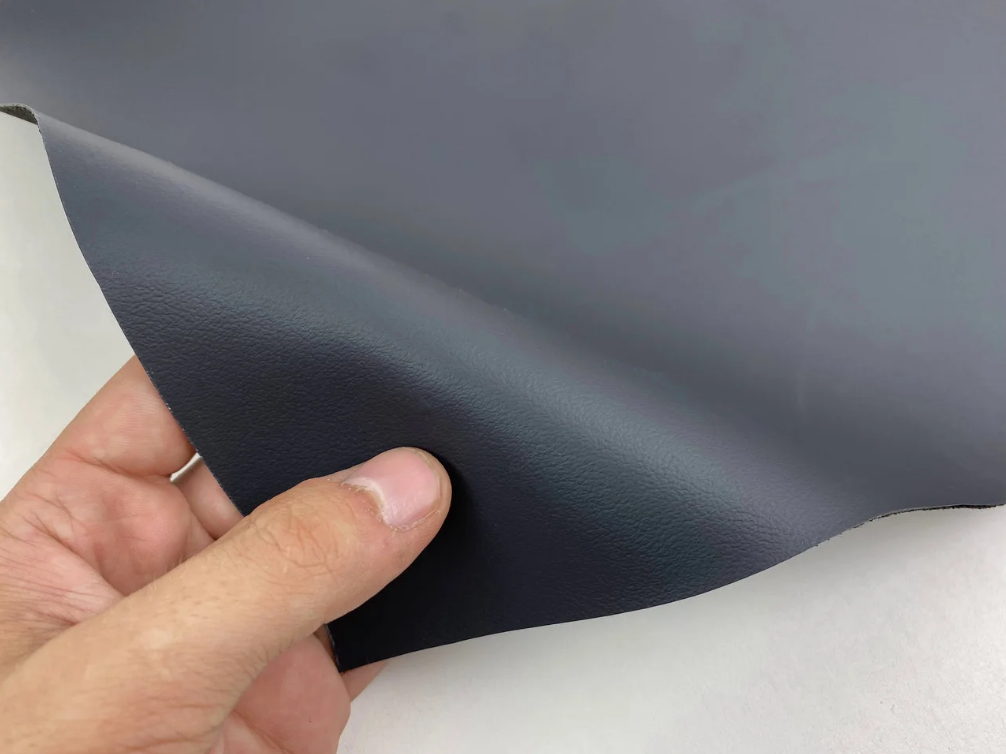 Биэластик тягучий темно-серый (графит) k37mt-marino для перетяжки дверных карт, стоек, airbag и вставок детальная фотка