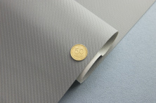 Автомобильный кожзам KARBON 620 серый, на тканевой основе, ширина 140см, Турция анонс фото