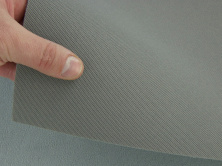 Автотканина стельова KL-57 оригінальна на поролоні з сіткою, колір темно-сірий, товщина 3мм, ширина 167см анонс фото
