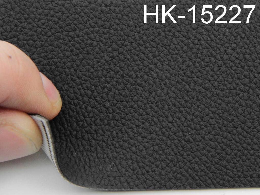 Авто кожзам черный, на тканевой основе (Германия HK-15227) детальная фотка