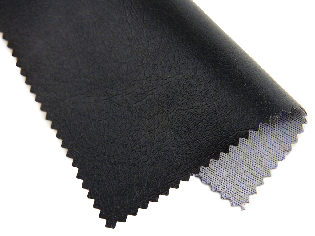 Шкірвініл меблевий гладкий (чорний Н-00) для перетяжки м'якого куточка, дивана, стільців, ширина 1.40м детальна фотка