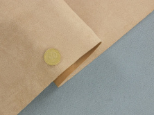 Алькантара Lycra 16018 бежева, без основи, ширина 150см (Туреччина) анонс фото