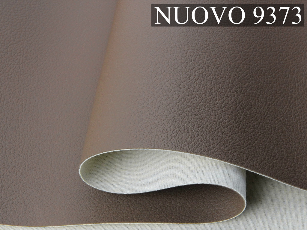 Автомобильный кожзам NUOVO 9373 коричневой, на тканевой основе (ширина 1,40м) Турция детальная фотка