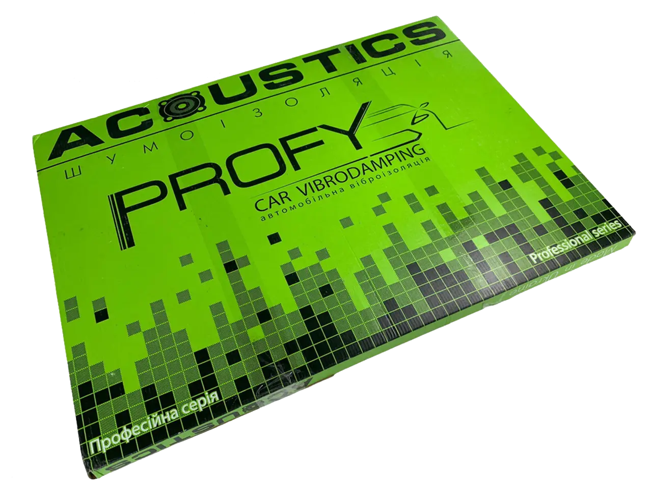 Виброизоляция Acoustics PROFY А3, 70x50 cм, толщина 3.0 мм (в 1-й упаковке 10 листов 3.75 м2) детальная фотка