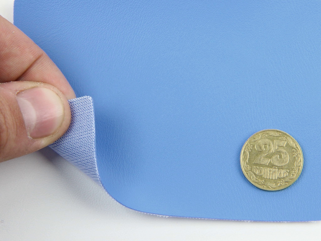 Кожзам Skaden (голубой 5154) для медицинского назначения ширина 1.45м (Польша) детальная фотка