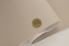 Автомобільний шкірозамінник кремовий DM-72/b на тканинній основі, ширина 155см анонс фото