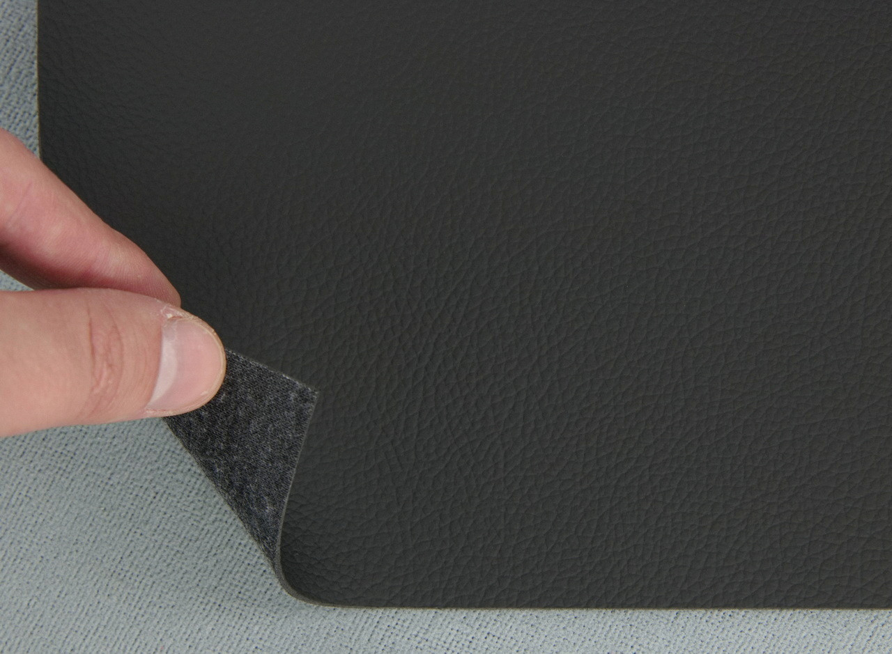 Автомобільний шкірзам Mercedes 901, колір чорний, на тканинній основі (ширина 1,40 м) Туреччина детальна фотка