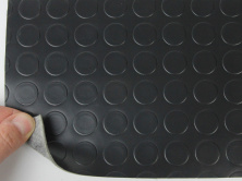 Автолинолеум, автолин черный "Монетка" (Orta) ширина 1.8 м, линолеум автомобильный, Турция анонс фото