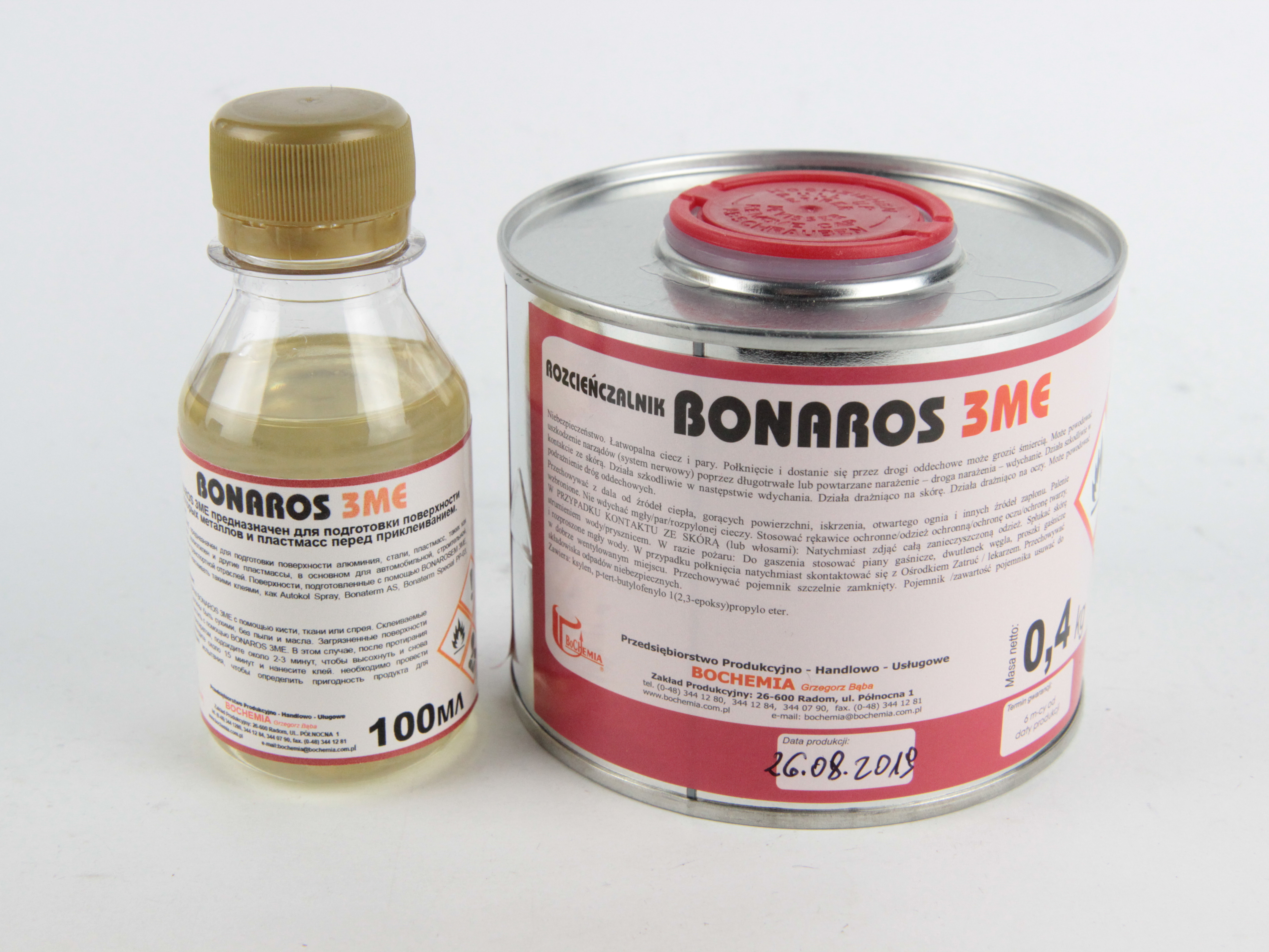 Грунтовка спрей BONAROS 3ME для подготовки поверхностей - пластмасс, полипропилен, стали к поклейки детальная фотка