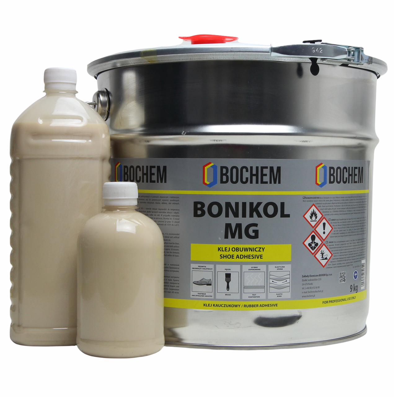 Клей гумовий BONIKOL MG основі натурального каучуку для склеювання тканин, гуми, шкіри (на розлив) детальна фотка