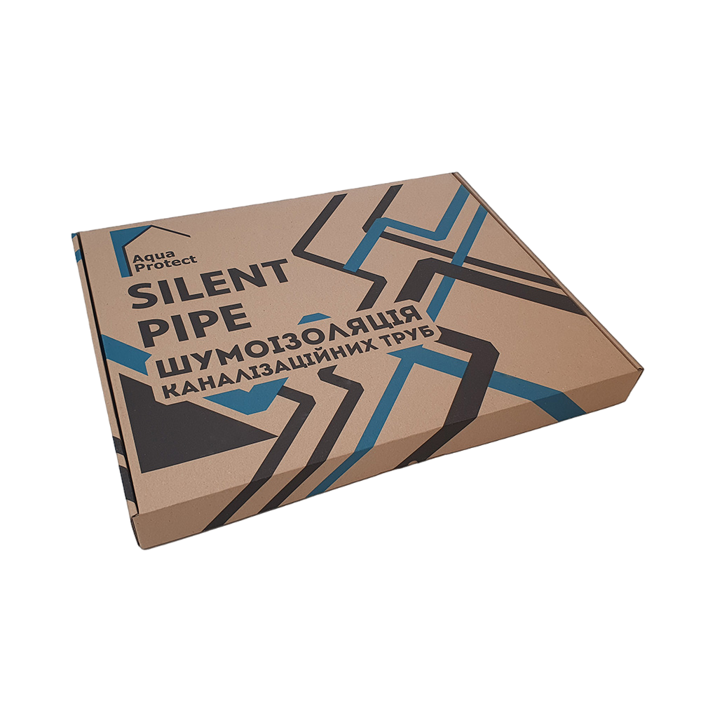 Звукоизоляция канализационных труб Silent Pipe детальная фотка