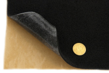 Карпет-самоклейка Superflex черный, для авто, плотность 450г/м2, толщина 4мм, лист анонс фото