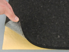 Шумоізоляційний матеріал Acoustics Faton Black, чорний, товщина 8мм, лист 80х50см анонс фото