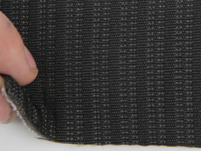 Тканина для сидінь автомобіля, колір темно-сірий, на поролоні і сітці (для центральної частини) товщина 4мм анонс фото