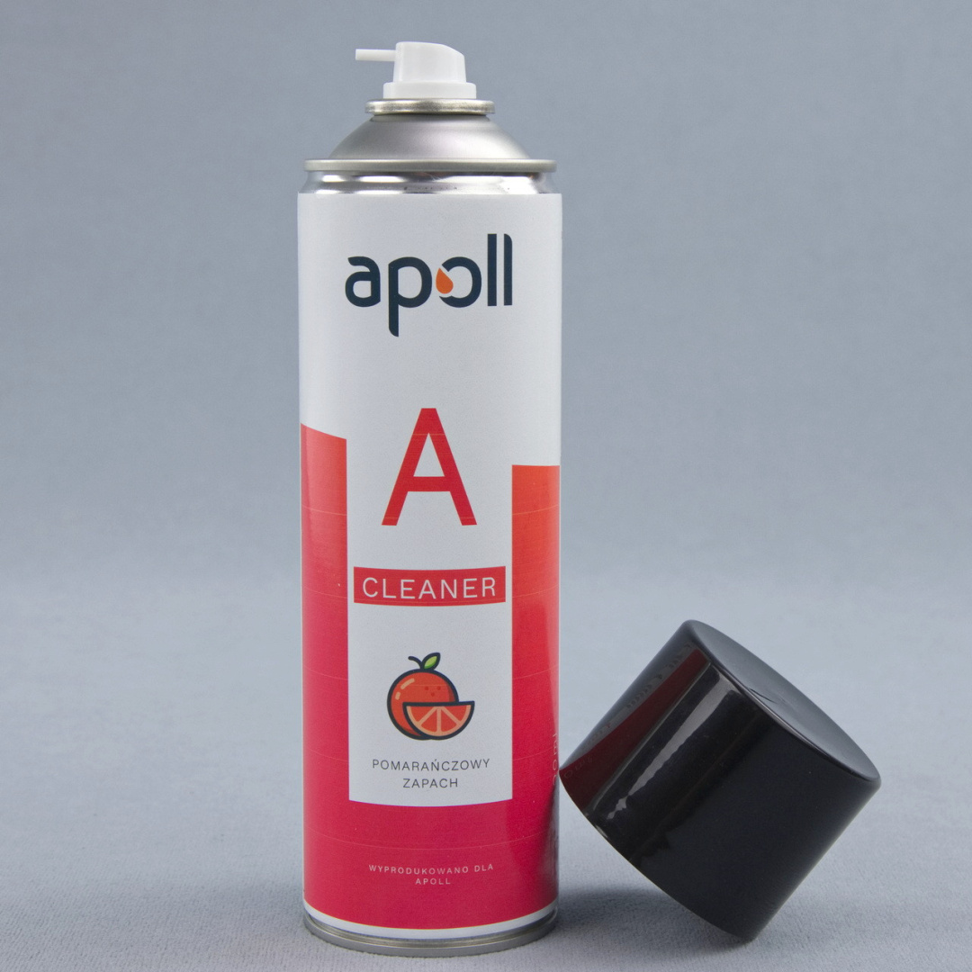 Apoll А Cleaner, быстро и эффективно удаляет остатки жира, мазута, клея и краски, 500мл, Польша детальная фотка