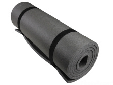 Коврик для фитнеса и йоги RELAX 10, серый, рулонный, толщина 10мм, ширина 150см анонс фото