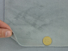 Ткань потолочная велюр серый (LIRA-17009 без основы) для перетяжки пластиковых деталей, ширина 1.55м анонс фото