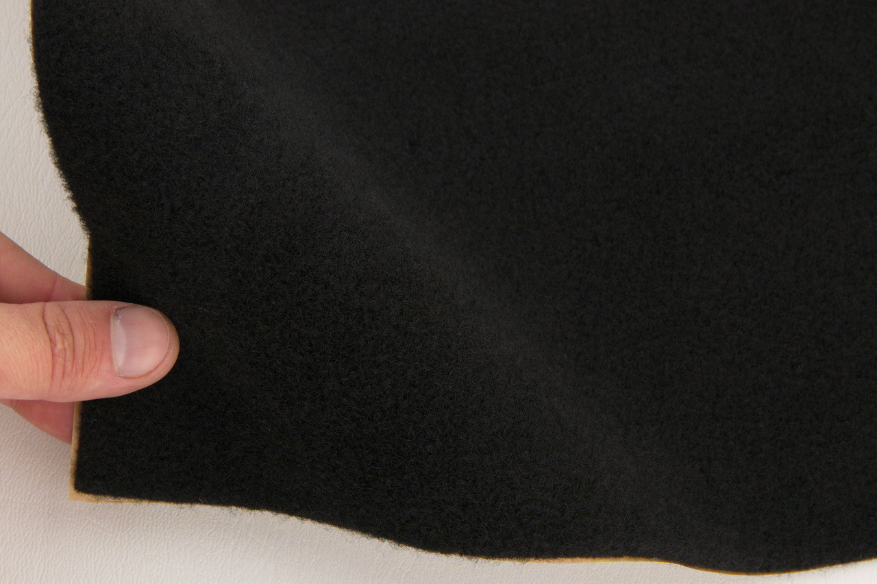 Карпет-самоклейка Superflex чорний, для авто, щільність 450г/м2, товщина 4мм, лист детальна фотка