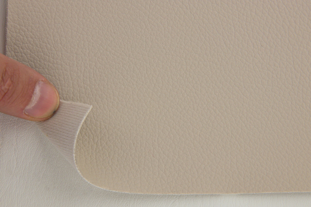 Автомобільний шкірозамінник кремовий DM-72/b на тканинній основі, ширина 155см детальна фотка