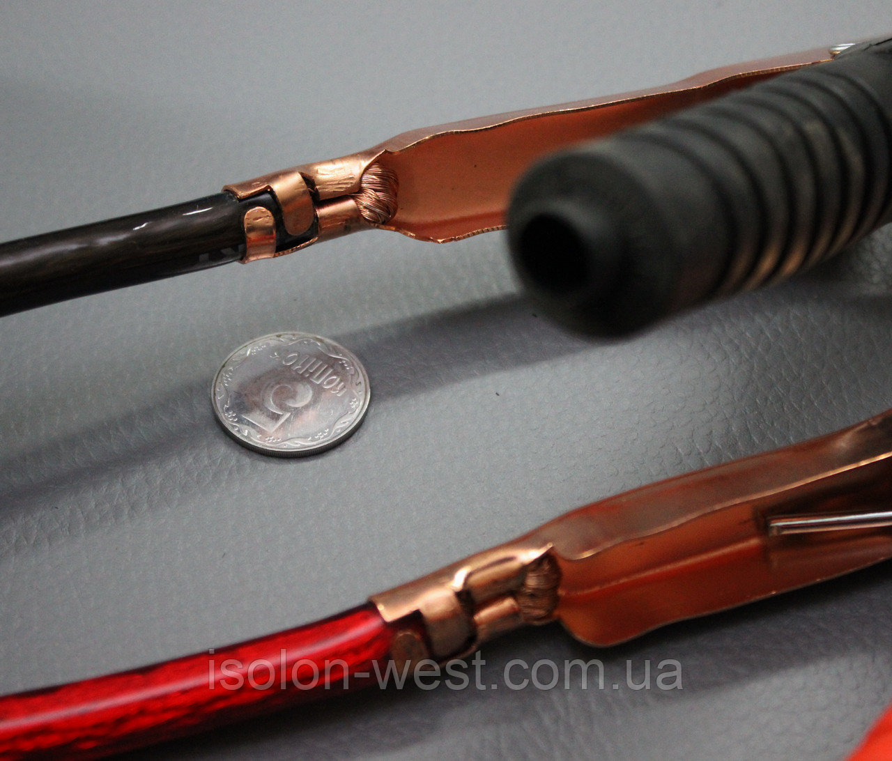 Провода для прикуривания PROFI 350 АI - 2,5 м., стартовые пусковые провода для автомобиля детальная фотка