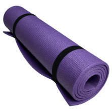 Коврик для йоги и гимнастики - (Relax 3005 фиолетовый), размер 50x150см., толщина 5мм анонс фото