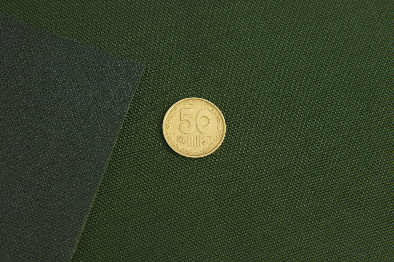 Ткань нейлоновая Cordura Olive 1, 1000D США (оригинал) детальная фотка