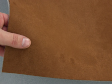 Алькантара Lycra p16015 темно-коричневая, на поролоне 3мм и сетке, ширина 150см (Турция) анонс фото