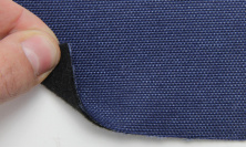 Автотканина оригінальна для боків сидінь (синя 7627), основа на повсті, товщина 2мм, ширина 140см анонс фото
