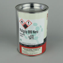 Клей Poligrip 999 Nero (цвет черный) - полиуретановый клей термоустойчивый. Италия 1,0 л. анонс фото